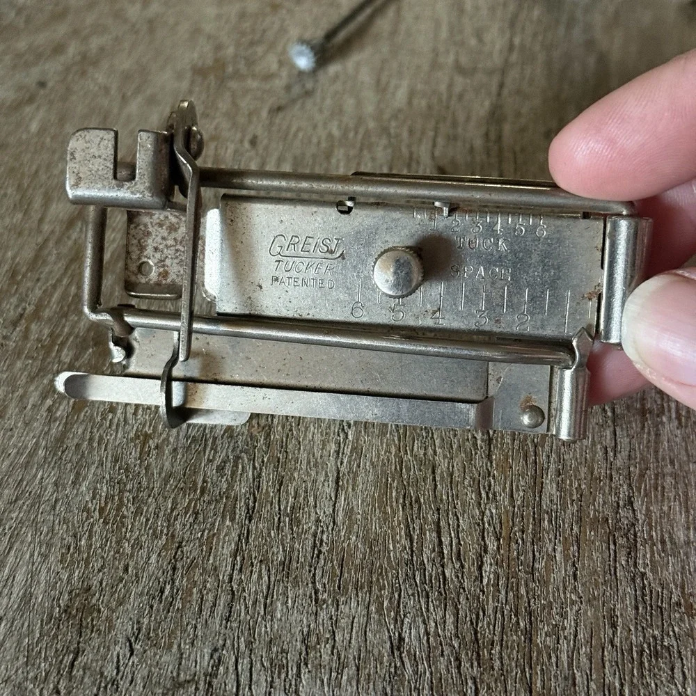 Vintage Lot Of Singer‎ & Greist Sewing Machine Parts & Miscellaneous Things !